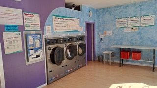 Asciugatrici e zona piegatura